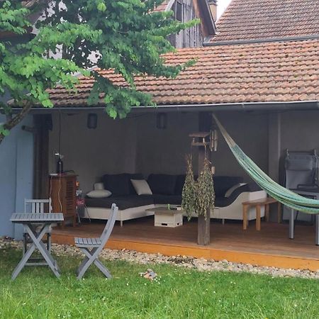 La Maisonnette Bleue, Eco-Logis Equipe De Toilettes Seches Rosheim المظهر الخارجي الصورة
